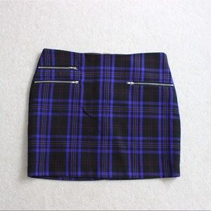 RW&Co plaid mini skirt